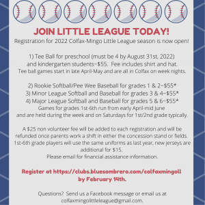 Little League Info