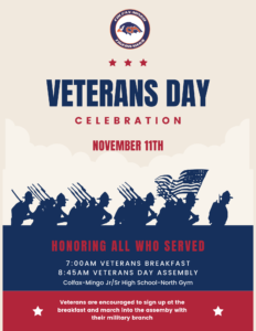 Veterans Day Celebration Flyer