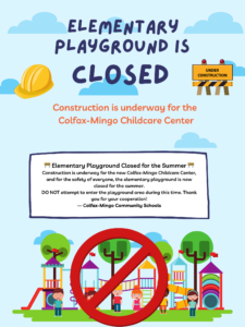 Sky Blue Green School Playground Rules Education Poster